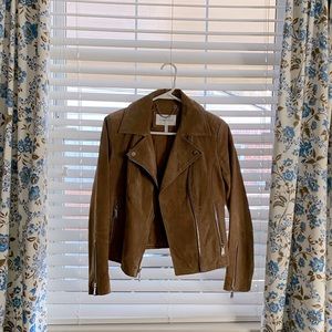 BCBGeneration Carmel Suede Moto Jacket XS